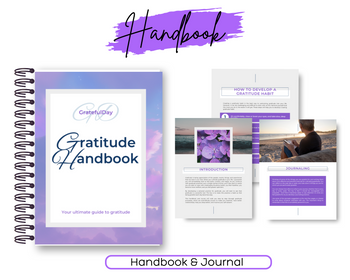 Gratitude Handbook & Journal — Your Daily Companion for Mindful Gratitude and Growth